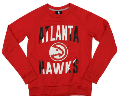 Outerstuff NBA Youth/Kids Atlanta Hawks Performance Fleece Crew Neck Sweatshirt