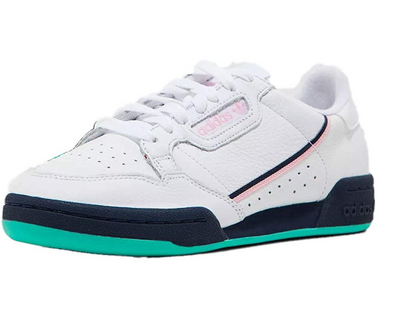 Adidas Women's Continental 80 W Casual Sneaker, White/True Pink/Navy
