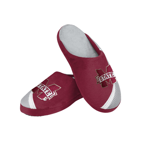 FOCO NCAA Men's Mississippi State Bulldogs 2022 Big Logo Color Edge Slippers