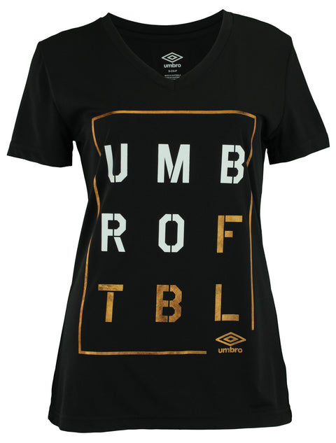 Umbro Women's Stencil Short Sleeve Tee, Color Options