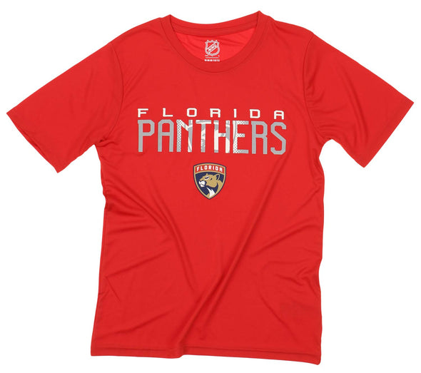 OuterStuff NHL Youth Florida Panthers Team Performance Hoodie and Tee Combo Set