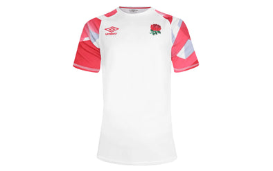 Umbro England RFU Boy's Youth (8-18) Home 7's Replica Rugby Jersey, White