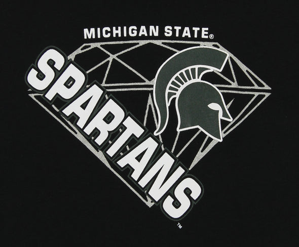 Gen2 NCAA Youth Girl's Michigan State Spartans Bejeweled Banded Bottom Tee