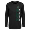 Outerstuff NBA Youth (8-20) Milwaukee Bucks Performance Long and Short Sleeve T-Shirt Combo