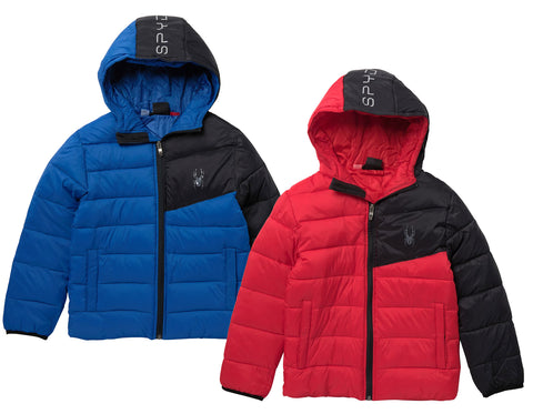 Spyder Kids (4-7) Ace Short Puffer Jacket, Color Options