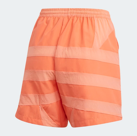 Adidas Women's Large Logo Shorts, Chalk Coral / Semi Coral