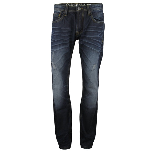 Cult of Individuality Men's Rocker Slim Navy Jean Pants
