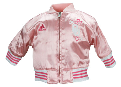 Adidas NCAA Toddlers Oklahoma Sooners Satin Cheer Jacket - Pink