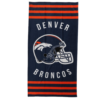 Northwest NFL Denver Broncos "Stripes" Beach Towel, 30" x 60"