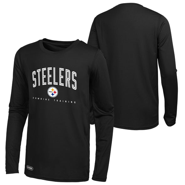 Outerstuff NFL Men's Pittsburgh Steelers Up Field Performance T-Shirt Top
