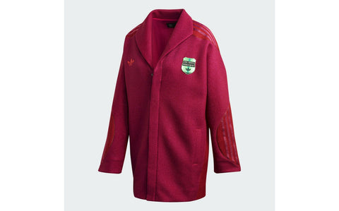 Adidas Originals Women's Anna Isoniemi Metallic Jacket, Bold Pink/Glory Red