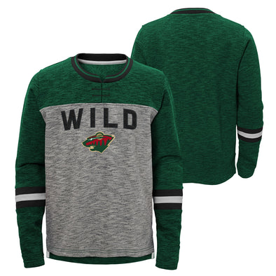 Outerstuff NHL Kids Boys Minnesota Wild Future Classic Long Sleeve Shirt