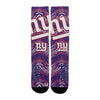 Zubaz By For Bare Feet NFL Youth New York Giants Zubified Dress Socks, One Size