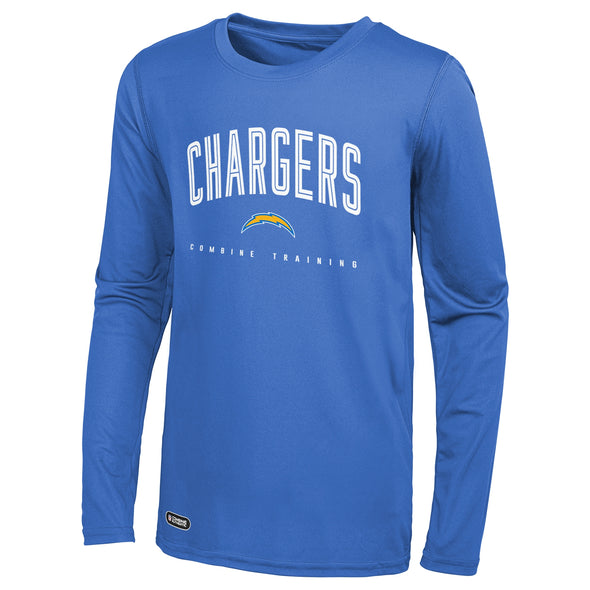 Outerstuff NFL Men's Los Angeles Chargers Up Field Performance T-Shirt Top