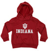 NCAA Kids Indiana Hoosiers Performance Hoodie, Red