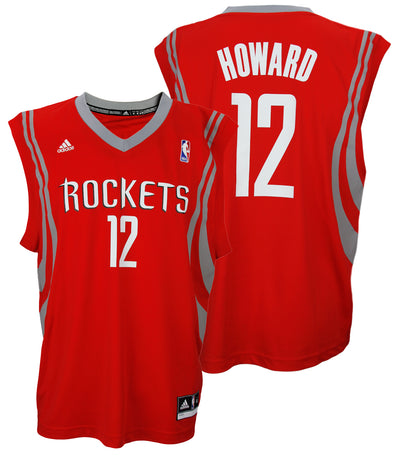 Adidas NBA Men's Houston Rockets Dwight Howard #12 Replica Jersey - Red