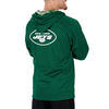 Zubaz Men's NFL New York Jets Full Zip Camo Hoodie, Green