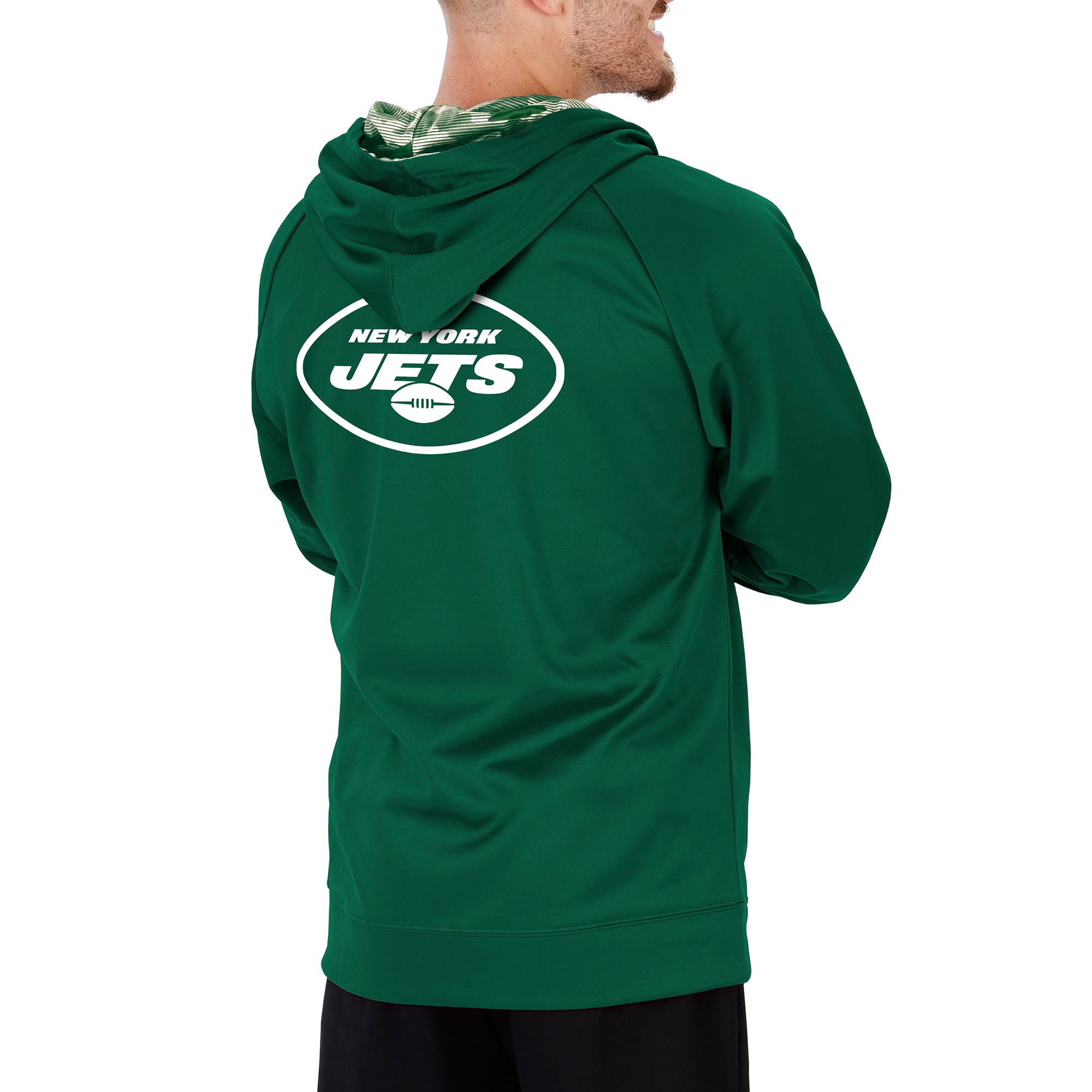 New York Jets Camo Hoodie, Green