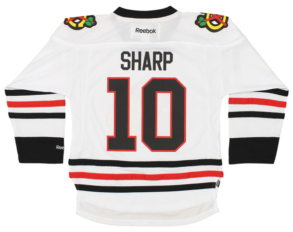 Reebok NHL Boys Youth Chicago Blackhawks Patrick Sharp #10 Hockey Jersey, White