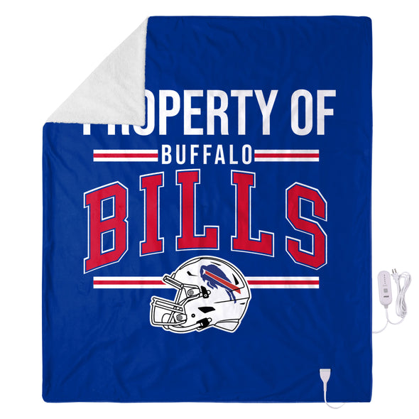 FOCO NFL Buffalo Bills Exclusive Heated Throw Blanket, 50"x60"