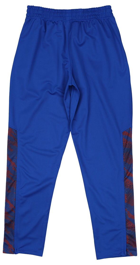 Zubaz NFL Men's New York Giants Viper Accent Elevated Jacquard Track Pants