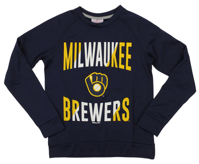 Outerstuff MLB Youth/Kids Boys Milwaukee Brewers Performance Fleece Sweatshirt