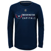 Outerstuff NHL Youth (8-20) Washington Capitals Deliver A Hit Long Sleeve Ultra Tee