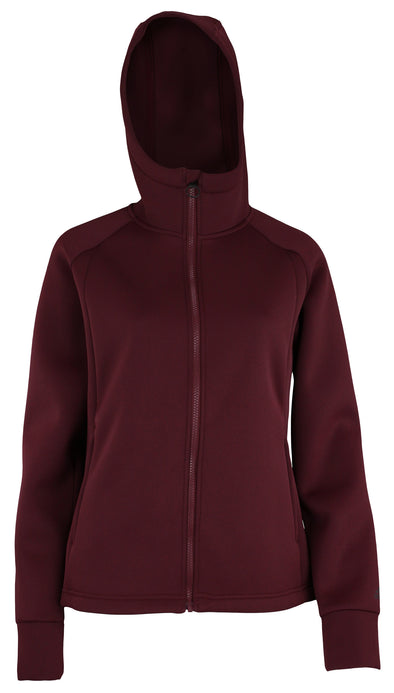 Adidas Women's Unlined Performance Zip Up Jacket, Maroon