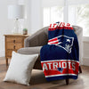 Northwest NFL New England Patriots Raschel Throw Blanket