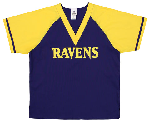 Fabrique Innovations NFL Unisex Baltimore Ravens Scrub Top