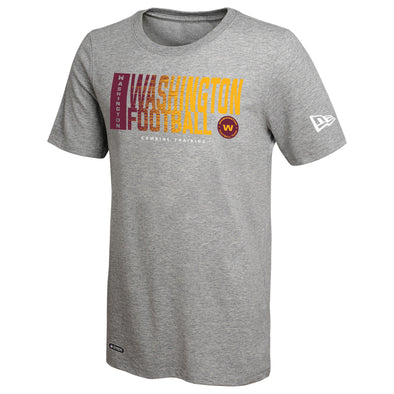 New Era Washington Football Commanders NFL Men's Game On Short Sleeve T-Shirt, Grey
