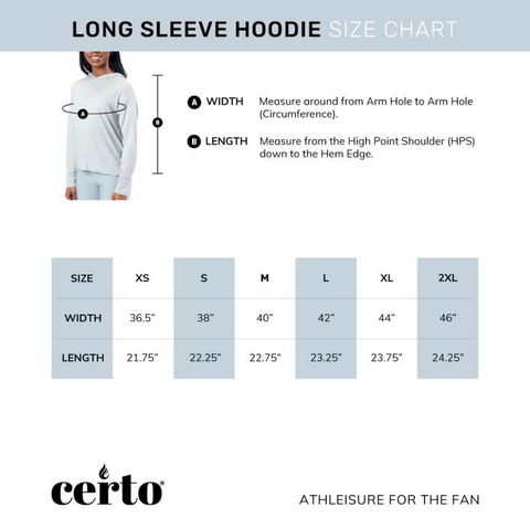 Certo By Northwest NFL Women's Atlanta Falcons Session Hooded Sweatshirt