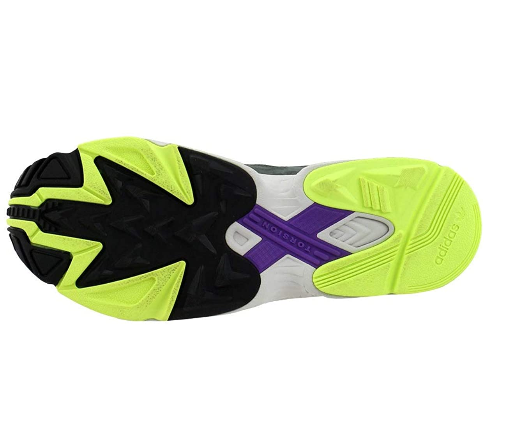 Adidas Men's Yung-1 Casual Sneakers, Legend Ivy/Hi-Res Yellow/Active Purple