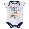 Outerstuff MLB Baseball Infants Detroit Tigers 3 pack Creeper Set