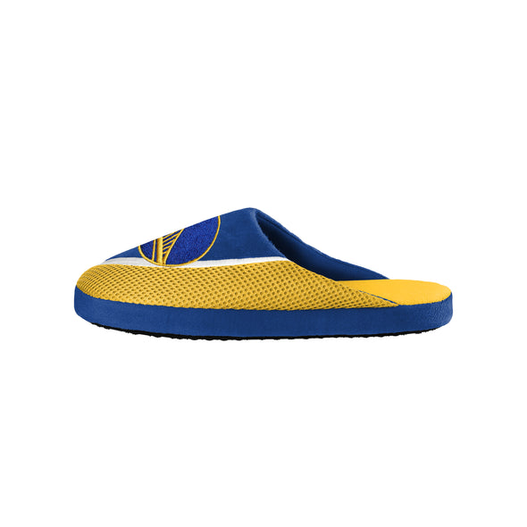 FOCO NBA Men's Golden State Warriors 2022 Big Logo Color Edge Slippers