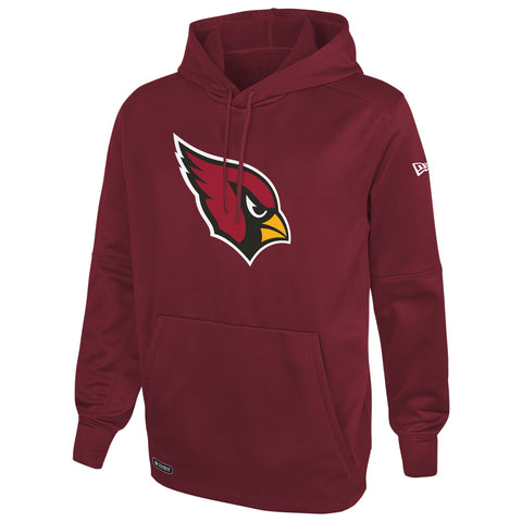 New Era Arizona Cardinals NFL Men's Stadium Logo Pullover Performance Hoodie, Red