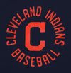 Zubaz MLB Men's Cleveland Indians Circle Logo Cotton T-Shirt