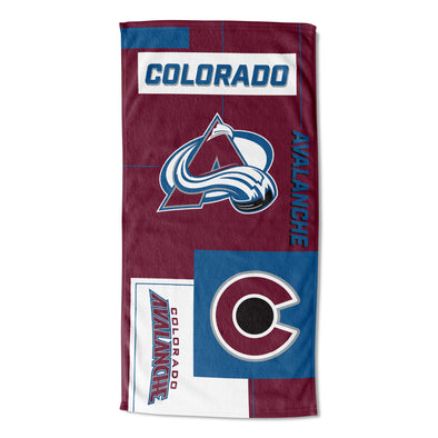 Northwest Colorado Avalanche NHL State Line Beach Towel, 30x60