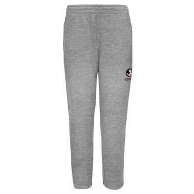 Outerstuff Florida State Seminoles NCAA Boy's Youth (8-20) Essential Fleece Pant, Heather Grey