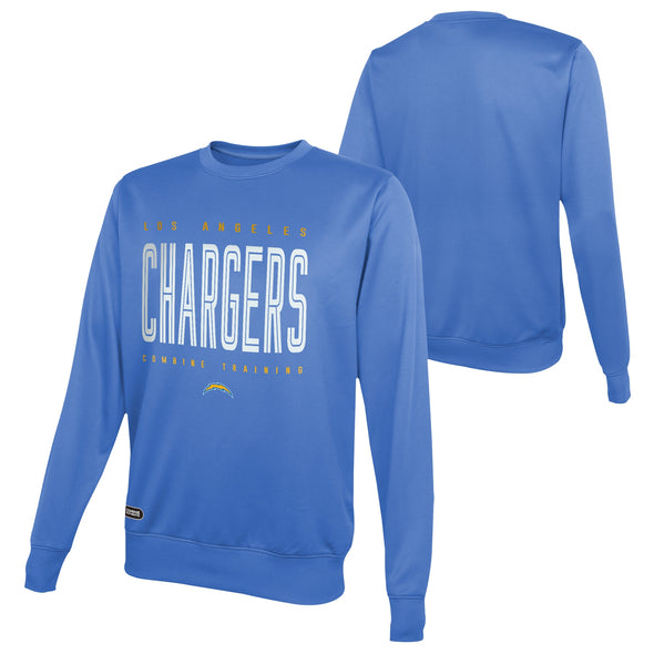 Outerstuff NFL Men's Los Angeles Chargers Top Pick Performance Fleece Sweater