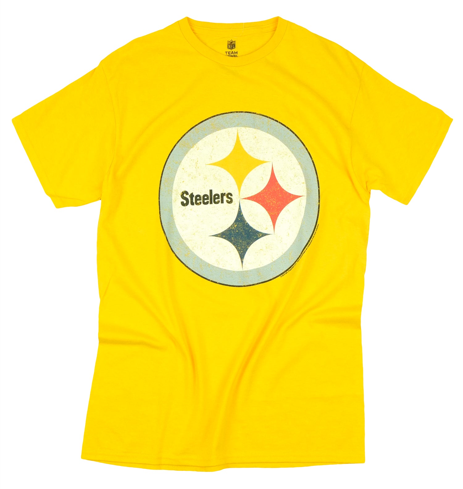 Buy the Mens Pittsburgh Steelers Team Apparel Football T Shirt