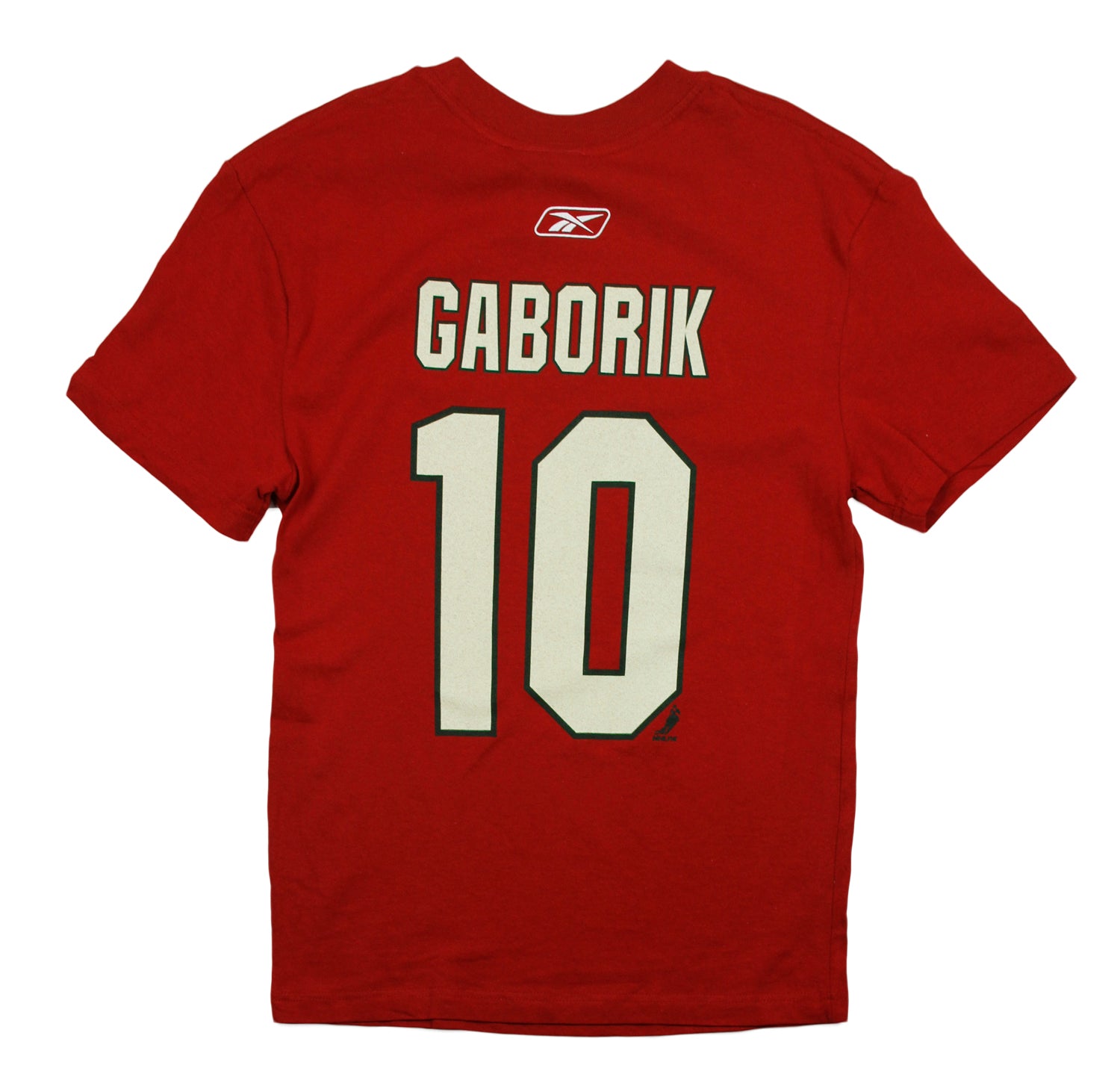 NHL, Shirts & Tops, Nhl Wild Youth Marian Gaborik Jersey Redgreenbiege  Size Lxl