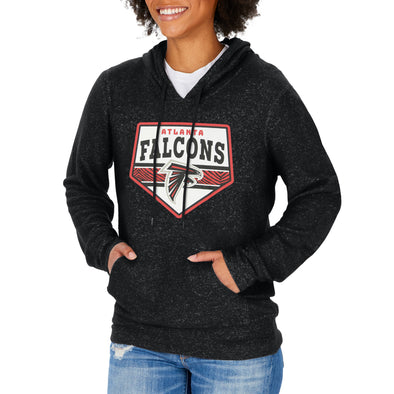 Zubaz NFL Women's Atlanta Falcons Team Color Soft Hoodie