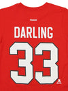 Reebok NHL Youth Chicago Blackhawks Scott Darling #33 Tee Shirt, Red