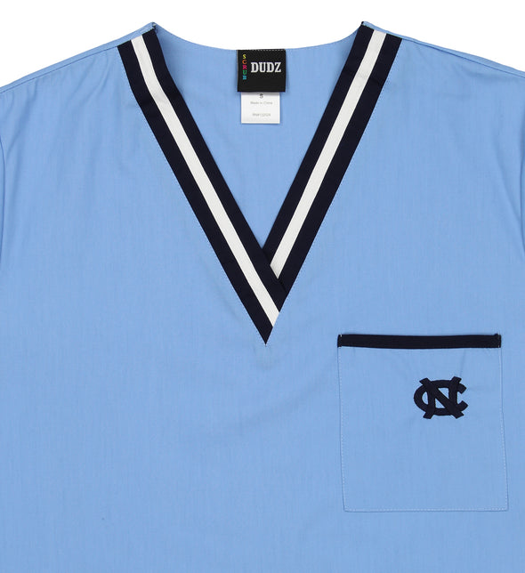 Fabrique Innovations Unisex NCAA North Carolina Tar Heels Scrub Top