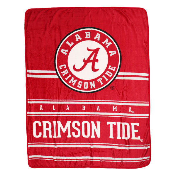 Northwest NCAA Alabama Crimson Tide Dual Vision Silk Touch Throw Blanket, 45"x60"