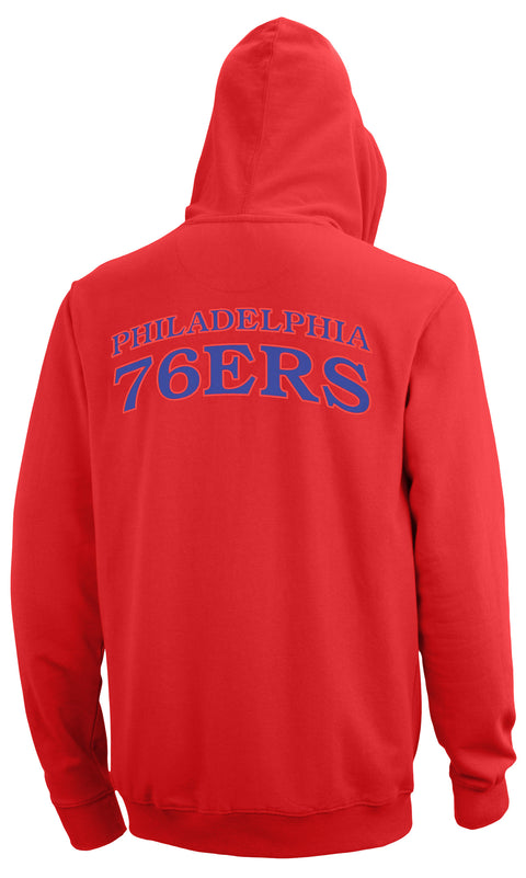 FISLL NBA Men's Philadelphia 76ers Team Color Premium Fleece Hoodie
