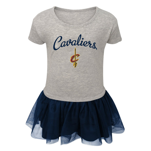 Outerstuff NBA Girls (4-6X) Cleveland Cavaliers Short Sleeve Game Dress