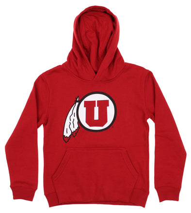 Outerstuff NCAA Youth (8-20) Utah Utes Sueded Fan Hoodie