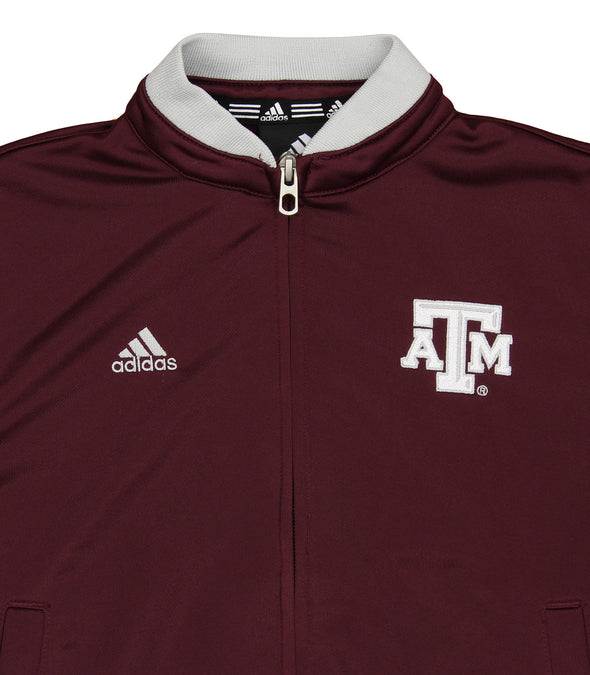 Adidas Texas A&M Aggies NCAA Kids (4-7) Full Zip Jacket, Maroon